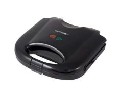 Sandwichmaker mit 2 antihaftbeschichteten Fächern und Leistung 750 W. Electrotek Et-Sw750 (schwarz)