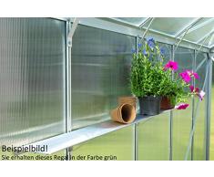 Regal aus Aluminium, natur eloxiert, L 120 x 15 cm