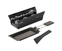 Kuhn Rikon 32237 Candle Light Mini Alpenglühen Raclette Set, schwarz