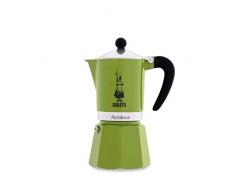 Bialetti Rainbow Espressokocher, Aluminium, grün, 6 Tassen