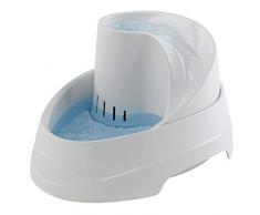 Ferplast 71300011W1 Vega Trinkbrunnen für Katzen und kleine Hunde, mit anhaltendem, antibakteriellen Schutz, sauberes gefiltertes Wasser, inklusive Aktivkohlefilter, 810 g