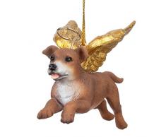 Christbaumschmuck - Ehren Die Pooch Pitbull Feiertags-Engels-Hundeornamente