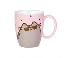 Enesco 6004623 Pusheen by Our Name is Mud Sunglasses Kaffeetasse, 340 ml, Rosa