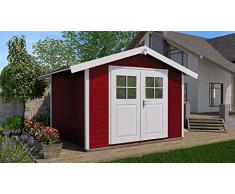 Haus des Jahres: Gartenhaus 122, schwedenrot, 28 mm, V20 cm, DT