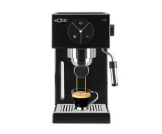 Solac CE4501 Squissita Espressokocher, doppelwandige Cream, Espressokocher und Cappuccino, 1000 W, Siebträger für 1 oder 2 Kaffee, Dampfgarer, 1,5 l, Auto-Off