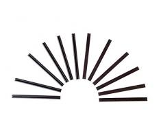 Windhager Magnet-Profile Magnet-Türschliesser Magnetstreifen, Zubehör für Insektenschutz-Türen Fliegengitter-Türen, 6 Sets, anthrazit, 10 x 0,8 cm, 03533