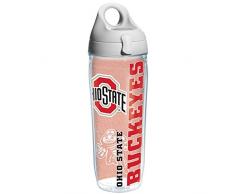 Tervis Ohio State College Pride Trinkflasche mit grauem Deckel, 625 ml, transparent - 1215479