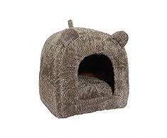 Rosewood 03086 Katzenbett aus weichem Luxusmaterial, M, braun