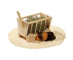 Karlie Naturholzheuraufe Bollerwagen.29 x 19 x 21 cm, Wonderland