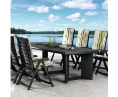 BEST Ausziehtisch Orlando, 200/260 x 105 cm, anthrazit/grau