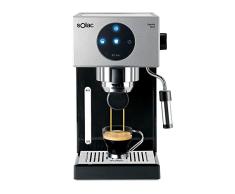 Solac CE4552 Squissita Touch Espressomaschine, 1.5 L, 1000 W, Siebträger für 1 oder 2 Kaffee, Touchscreen, Auto-Stopp, Auto-Off, Doppelcream, Verdampfer