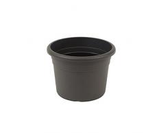 greemotion Pflanzkübel Fiona, UV-Beständiger Blumentopf aus Kunststoff, Pflanzgefäß mit Bodenlöchern, Volumen ca. 8 l, ca. Ø 30 x H 21,5 cm