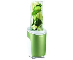 Trisa Electronics Power Smoothie Standmixer, Kunststoff, Grün, Transparent