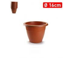 Plasticforte 11425 Blumentopf, rund, 16 x 16 x 12 cm