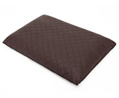 Hobbydog L MELBRS13 Hundematratze Elite - 54 X 37 cm Braun Eco Leder Bett Betten, L, Brown, 800 g