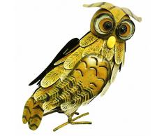 Rolson 84002 Eule Garten Ornament, Metall, 38 x 15 x 31 cm