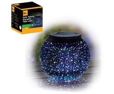 Cole & Bright l26238 3D Tisch Light Ball, transparent, 11,5 x 11,5 x 11,5 cm