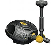 Laguna Pumpe Powerjet FreeFlo 11000 - Springbrunnen- und Wasserfallpumpe für Gartenteiche bis 22000l, Schwarz