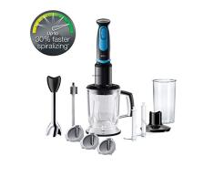 Braun MultiQuick 5 MQ5064 Shape Stabmixer, mit Spiralschneider Aufsatz, 750 W, EasyClick System, PowerBell Technologie, Mixen und Pürieren, Standmixeraufsatz mit Eis-Crusher Messer