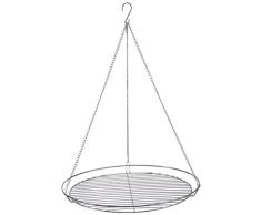 Tepro Grillrost rund mit Kette, Silber