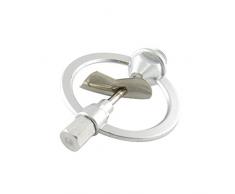 Sourcingmap Rasen Düse, Sprüher Wasserrutsche, silberfarben