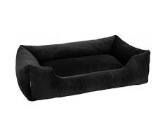 Knuffelwuff Hundebett XXL Hundekissen Hundesofa Hundekorb waschbar Dreamline Schwarz