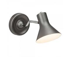 Brilliant Britney Wandleuchte schwenkbar grau, 1x E14 geeignet für Tropfenlampen bis max. 40W