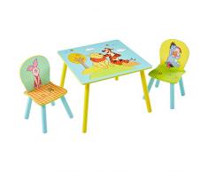 Winnie Puuh - Set aus Tisch und 2 Stühlen für Kinder