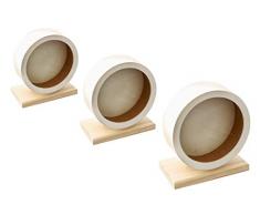 Karlie 1030973 Holz Laufrad Bogie Wheel Kork, Durchmesser 16 cm, modell sortiert