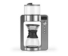 BEEM POUR OVER Filterkaffeemaschine mit Waage - Glas | BASIC SELECTION | Edelstahl | 0,75 l Glaskaraffe | Direktbrüh-Prinzip | Rotierender Brühkopf