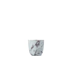 Swell 10410-B17-00910 Tumbler Edelstahl-Becher, 18-8 Stahl, Weißer Marmor