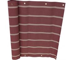 Angerer Balkonbespannung Dralon Nr. 2200, Rot, 75 cm hoch, Länge: 8 Meter