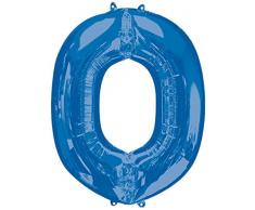 Anagram Folienballon 35429 Buchstabe O, 86,4 cm blau
