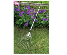 greenkey Garden und Home LTD greenkey Teleskop Rasenrechen, Aluminium