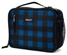 PackIt Freezable Classic Lunch Box, Navy Buffalo