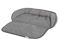 Kerbl Couchkissen „Emalia“ für Hunde und Katzen, schützt die Couch vor Haaren und Schmutz, in grau, in Zwei Größen (60 x 40 cm)
