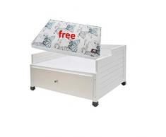 VADIGRAN Sitzbank für Hunde Oklahoma weiß 80 x 65 x 41 cm