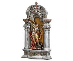 Design Toscano Nische vom Hl. Michael, dem Erzengel, Statue