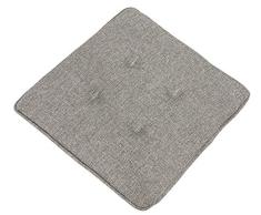 Dehner Sitzkissen Noah, ca. 39 x 39 x 3 cm, Polyester, grau