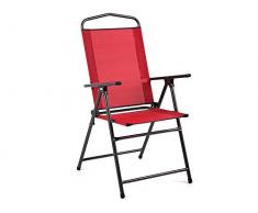 Dajar 464726 Sessel Madera D029-03TB Patio Rot 52 x 64 x 104 cm