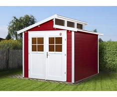 weka Gartenhaus 226 Gr.2, schwedenrot, 21 mm