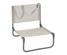 Lafuma Niedriger Klappstuhl für unterwegs, CB, Batyline, seigle (beige)