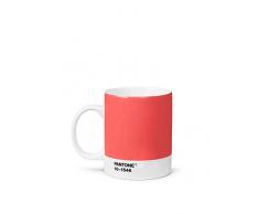 Pantone Porzellan Becher, Kaffeetasse 375 ml, mit Henkel, spülmaschinenfest, Farbe des Jahres 2019, Living Coral 16-1546