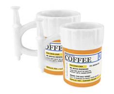 Fairly Odd Novelties Schnapsgläser mit Spritze Schnapsgläser, 2er-Set weiß