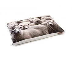 Beeztees Kissen, Schafmotiv, 68 x 38 x 4 cm, Beige