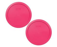 Pyrex 7402-PC Deckel für 7 Becher, rund, Kunststoff, Fuchsia fuchsia pink