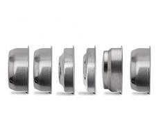 Lelit PLA170S Komplettes Filter Set LELIT57 für Gemahlenen Kaffee und Reinigung, Rostfreier Stahl, Acciaio Inossidabile