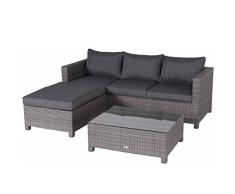 Garden Impressions 03670GY Lounge Set, Earl Grau, 199 x 168 x 65,5 cm