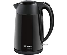 Bosch DesignLine Wasserkocher TWK3P423, 1,7 Liter, Tassenanzeige, 2.400 W, schwarz