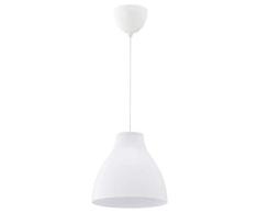 Melodi Hängeleuchte (195cm), Plastik, White, 26 x 28 x 28 cm [Energieklasse A++]